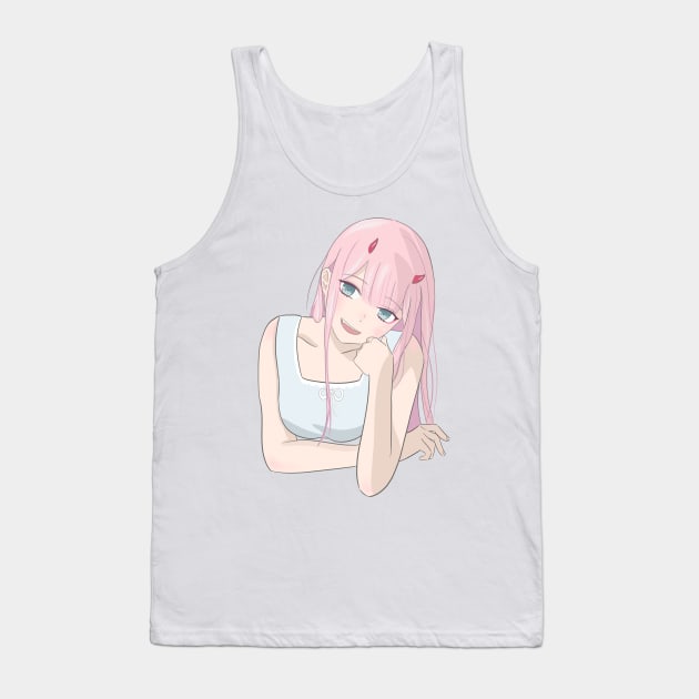 Zero Two Tank Top by CrazyLife